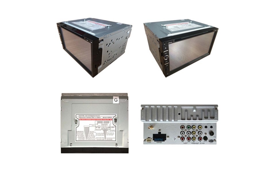 Multimedia Ηχοσύστημα DVD Player με Οθόνη Αφής 1080p 6,2